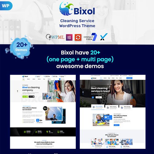 Bixol – Cleaning Services WordPress