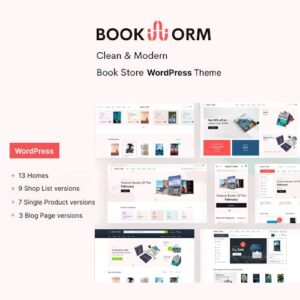 Bookworm – Bookstore & Bookshop WooCommerce Theme