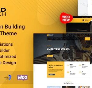 Construction Building WordPress Theme – Buildbench