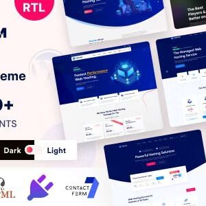Hostim Theme – Web Hosting WordPress Theme with WHMCS