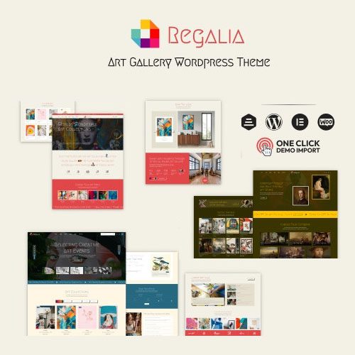 Regalia – Artist Portfolio, Art Gallery Theme